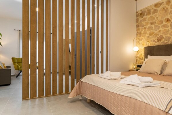 1 bedroom, iron/ironing board, bed sheets