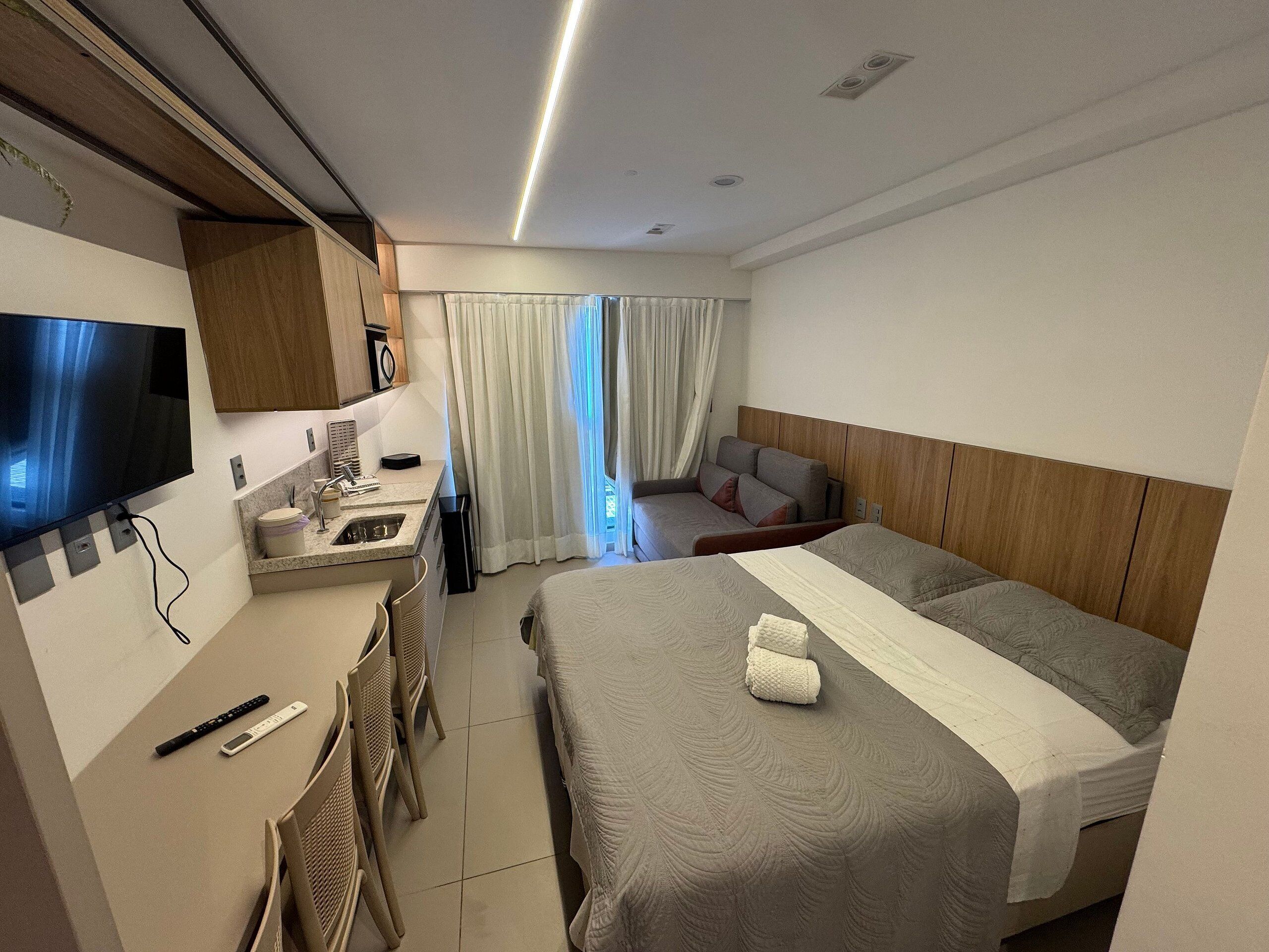 經典開放式客房 | 書桌、遮光窗簾/窗簾、免費 Wi-Fi