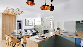 Superior-Apartment | Wohnbereich