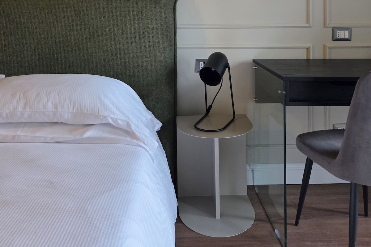 Double Room, Balcony, City View | Desk, laptop workspace, soundproofing, iron/ironing board