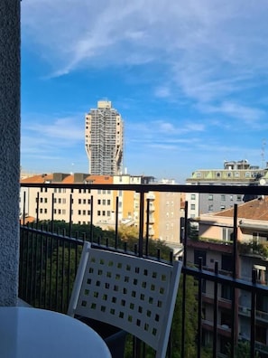 Kahden hengen huone, parveke, kaupunkinäköala | Terassi/patio