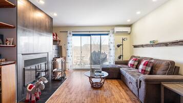 TV connectée, cheminée