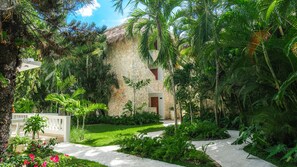 Voorkant van accommodatie