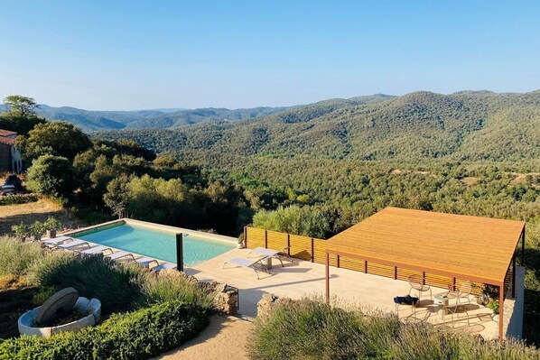 Una piscina climatizada