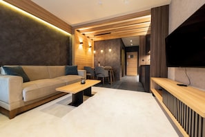 Appartement Luxe, vue montagne | 1 chambre, chambres insonorisées, Wi-Fi gratuit