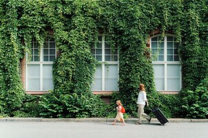 Majoituspaikan julkisivu