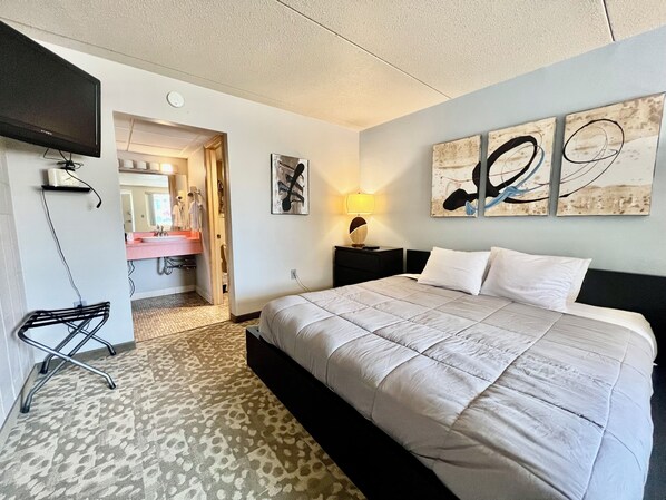 Desk, iron/ironing board, free WiFi, bed sheets