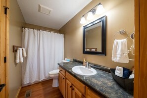Hair dryer, towels