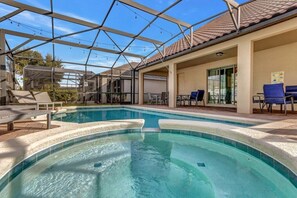 Una piscina riscaldata