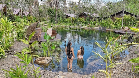 Outdoor pool. Tocu Tent Camp