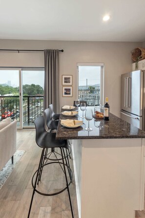 Dining - Modern Condo with Skyline View & Parking (Pittsburgh)