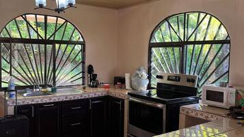 Microwave, oven, stovetop