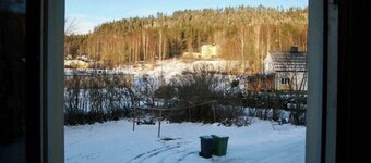 Ljungaverk 90kvm lägenhet med 2 sovrum.öppen spis