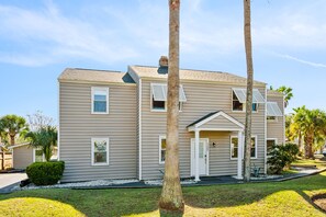 Exterior - 2nd Story Duplex w/ Porch~2 Min Walk to Beach ~ Family Friendly ~ Dog Friendly  (Isle of Palms)
