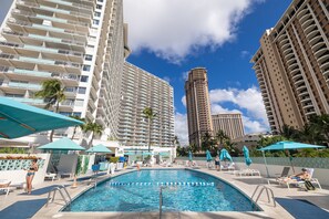 2 outdoor pools - Ilikai Hotel Condo at Waikiki with Parking (Honolulu)