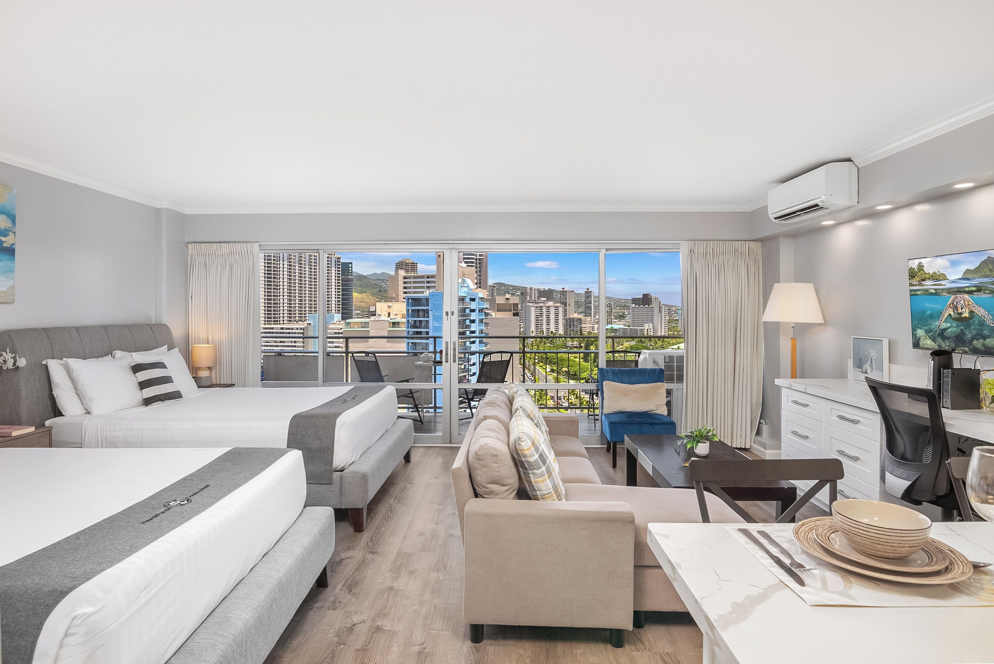 Leilighet (1 Bedroom) | 1 soverom, strykejern/-brett og sengetøy