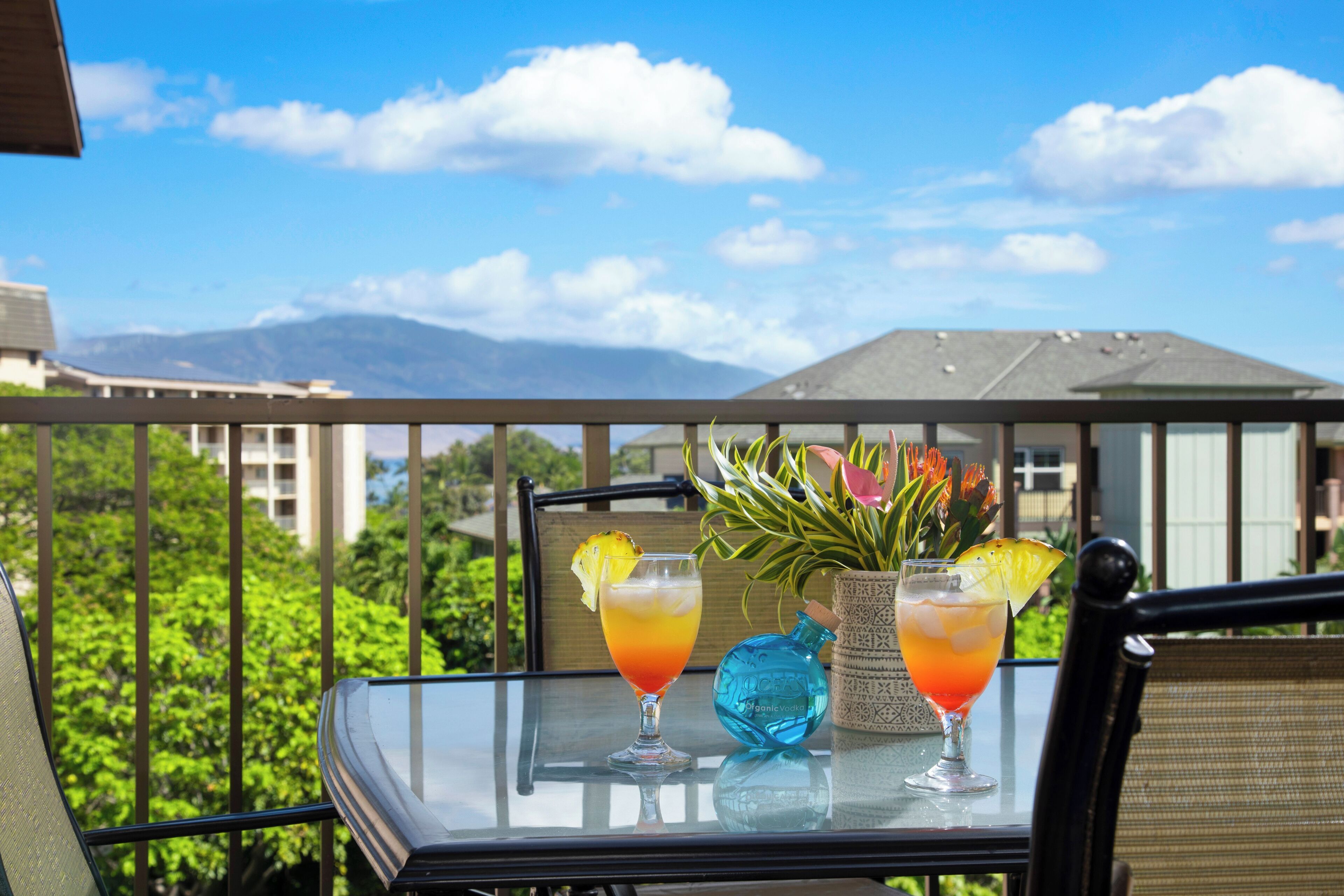 Appartement familial, 2 chambres, balcon, vue sur la montagne | Vue du balcon