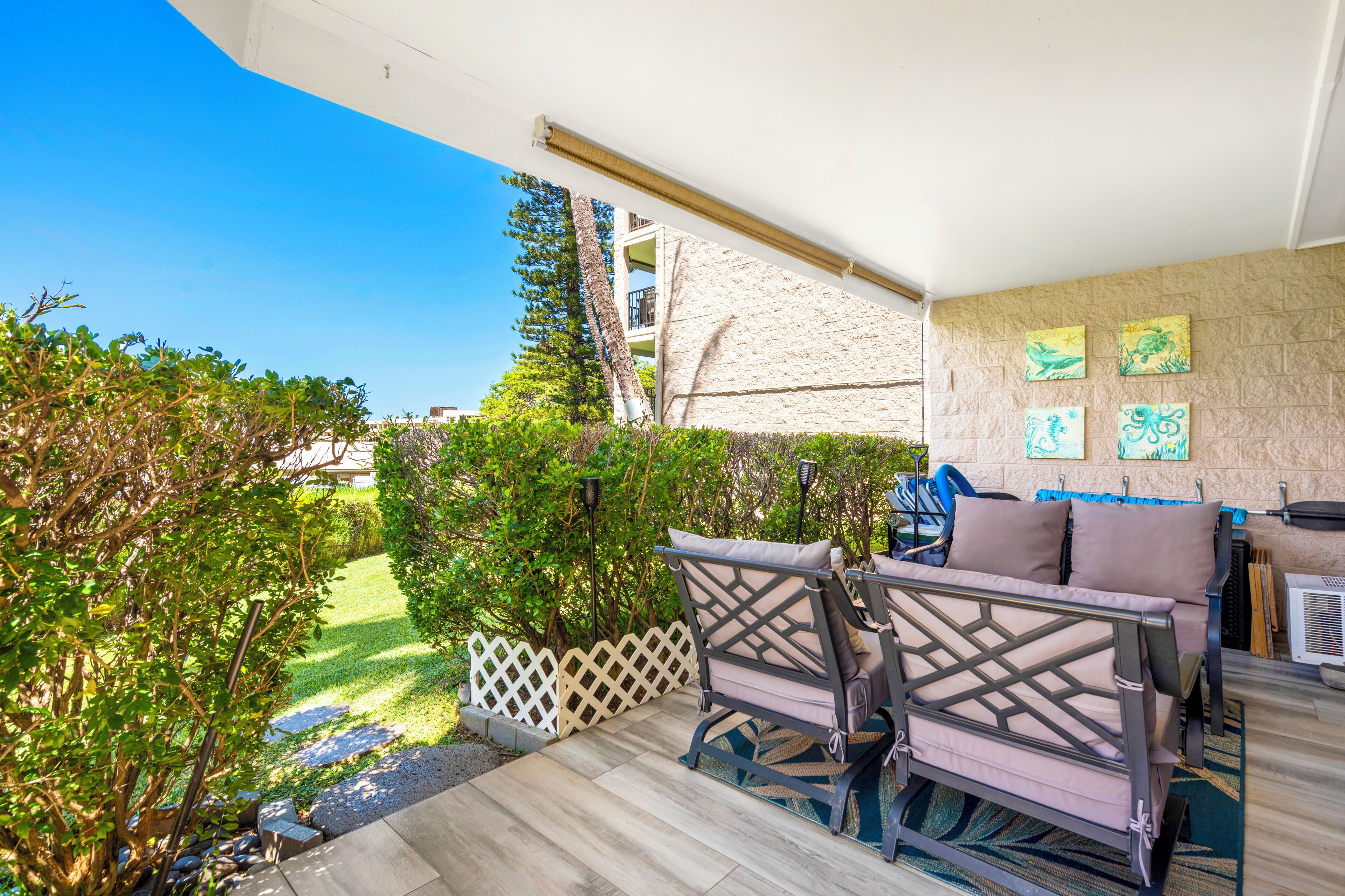 Family Apartment, 1 King Bed with Sofa bed, Garden View (1 BR 1011) | Terrace/patio