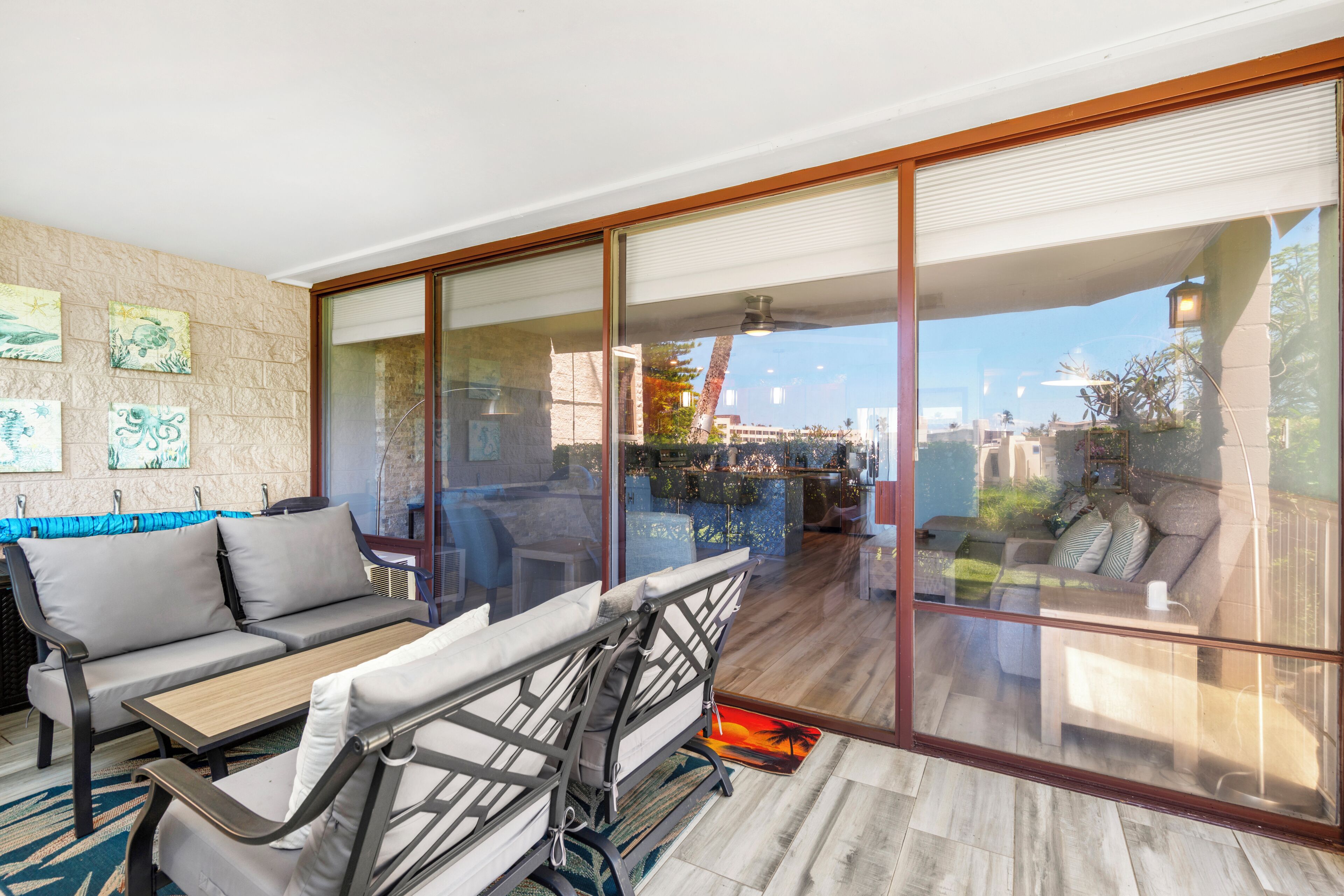 Family Apartment, 1 King Bed with Sofa bed, Garden View (1 BR 1011) | Terrace/patio