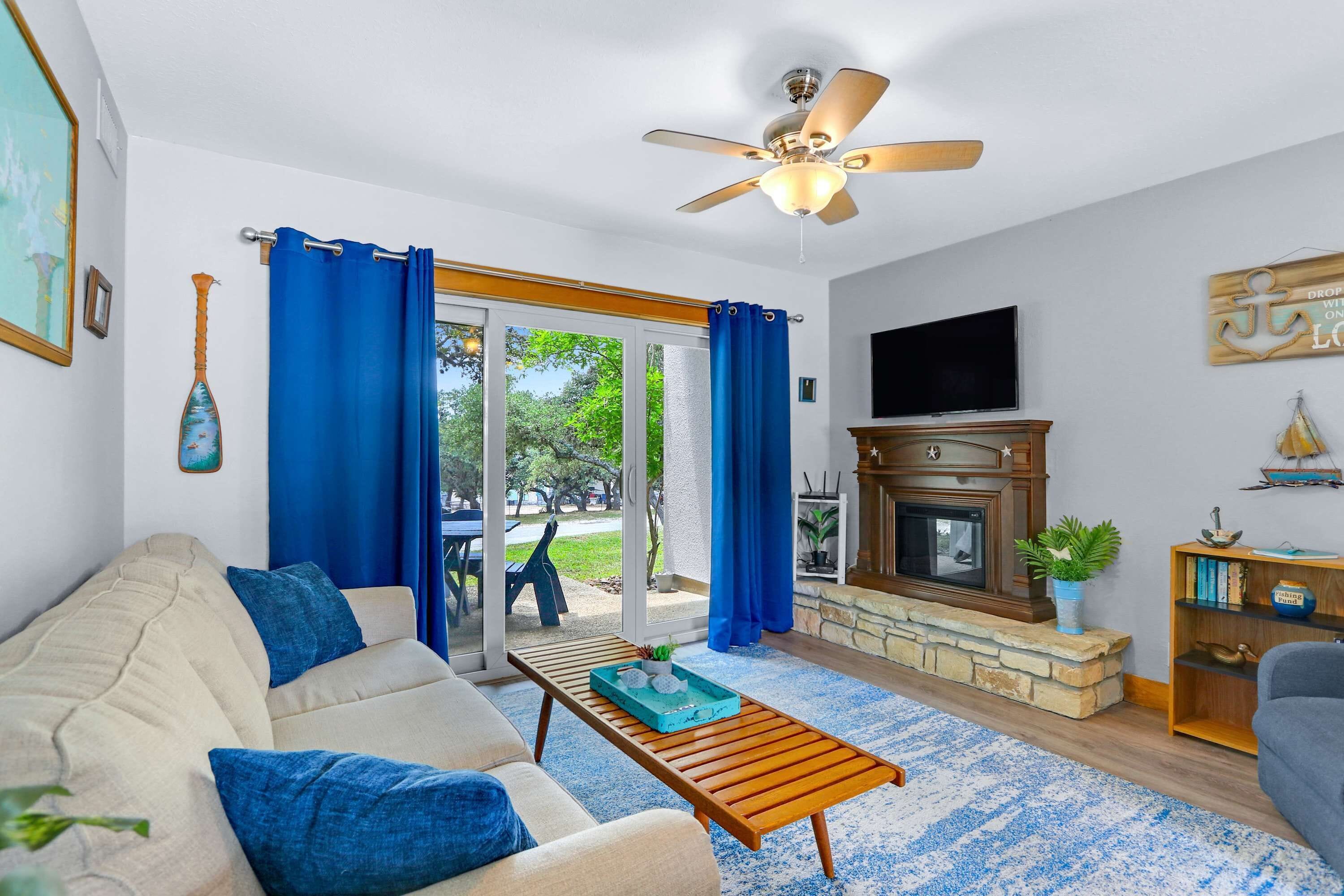 تلفزيون، مدفأة