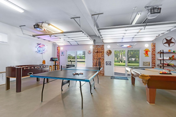 Get competitive with games galore in the game room