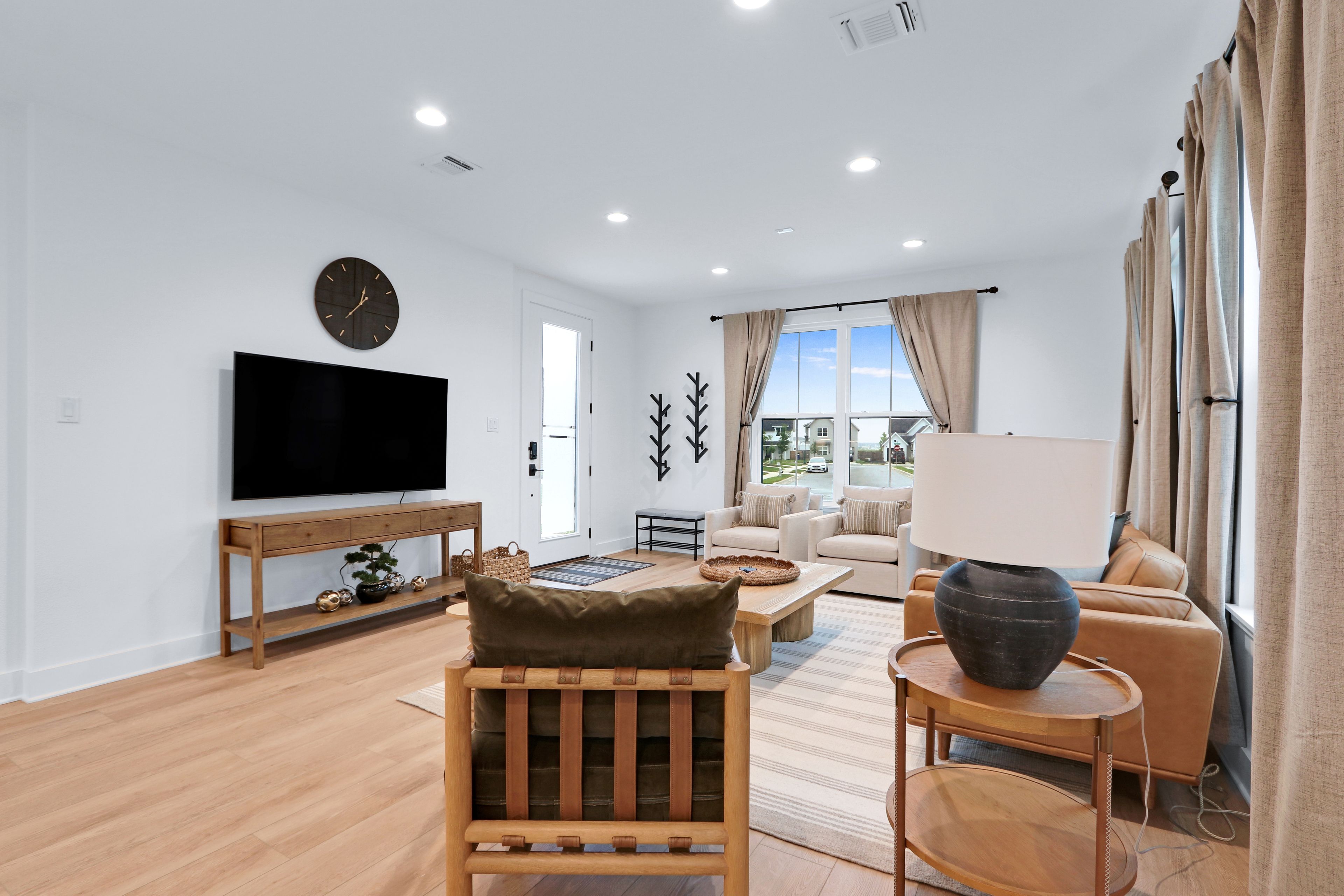 Stream your favorite movies & shows in the stylish, inviting living room