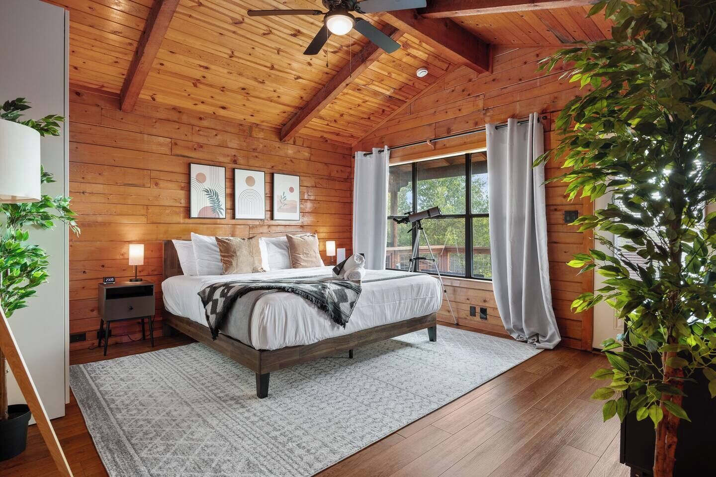 5 habitaciones, tabla de planchar con plancha y cuna de viaje 