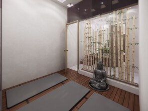 Interior - Modern vacation apartment with gym, jacuzzi, rooftop pool and sauna. (Playa del Carmen)