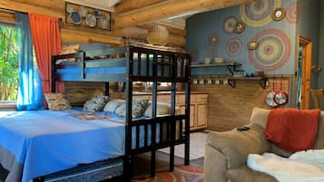 1 bedroom, desk, WiFi, bed sheets