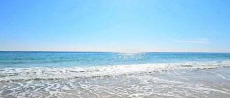 On the beach