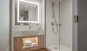Hair dryer, towels