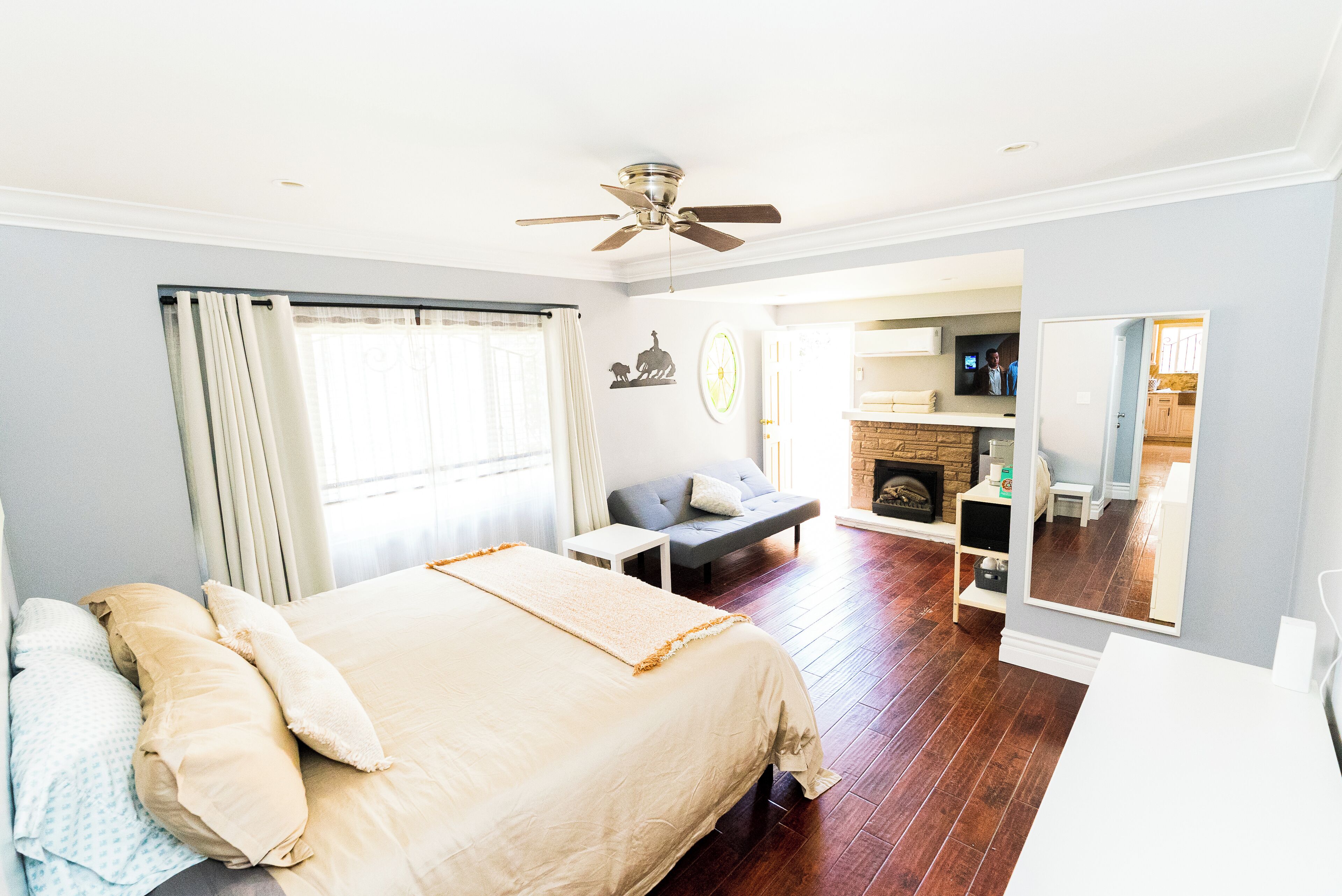 1 chambre, fer et planche à repasser, Wi-Fi, draps fournis