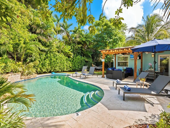 Una piscina climatizada