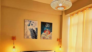 Deluxe Condo, 1 Bedroom, Balcony, Sea View | 1 bedroom, premium bedding, down duvets, memory-foam beds