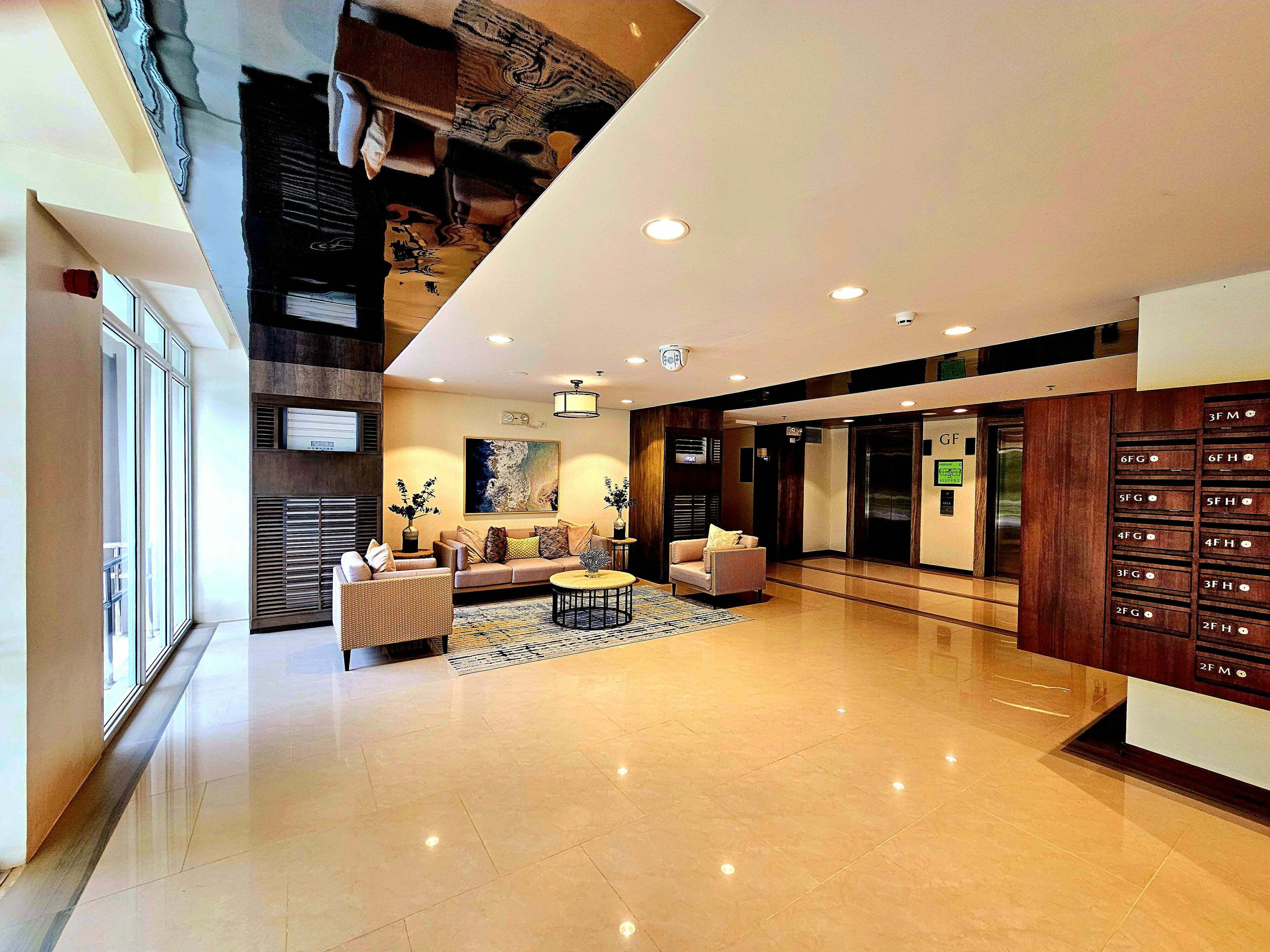 Zona de estar del vestíbulo