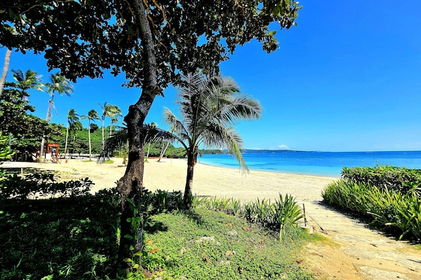 Private beach, white sand, free beach shuttle, free beach cabanas