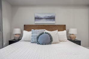 1 bedroom, iron/ironing board, travel crib, WiFi