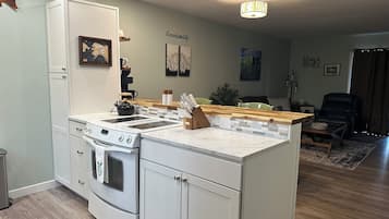 Kylskåp, mikrovågsugn, ugn och spishäll