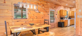 Rare easy access RV, trailer, & motorcycle parking, dog friendly cabin