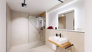 Hair dryer, towels