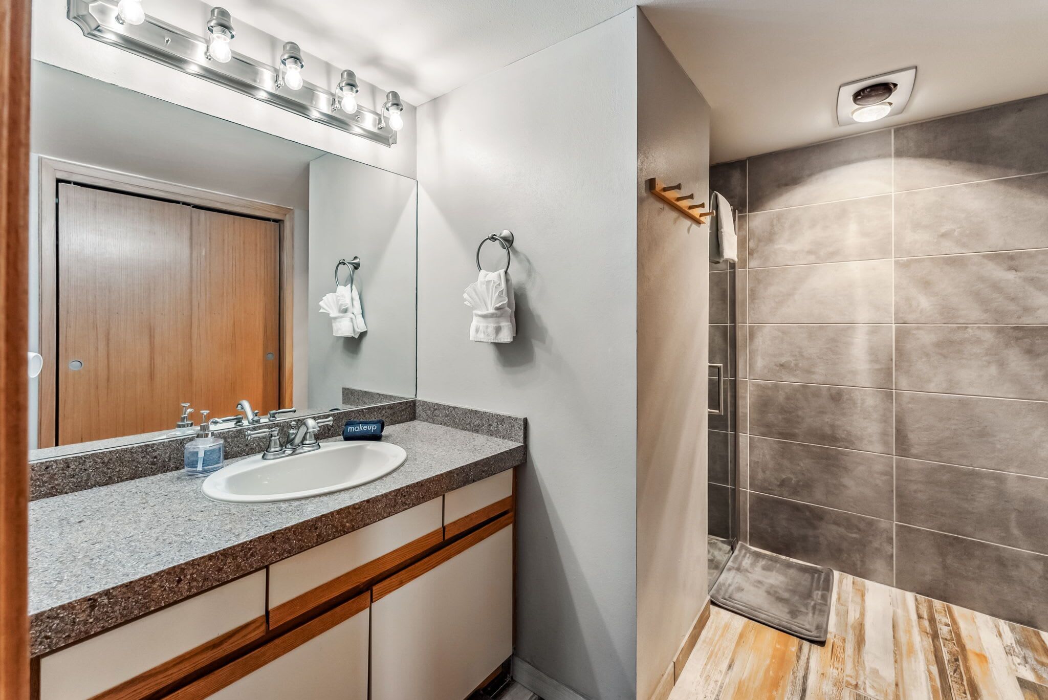 Bathroom 2: En-suite to loft, upper floor
