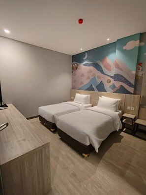 Habitación estándar con 2 camas individuales, 2 habitaciones | Escritorio y wifi gratis