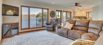 Dock & Views: Waterfront Home in Wabasha!
