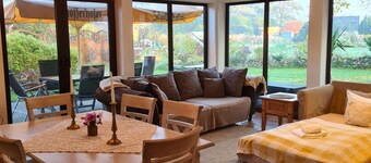 Romantic house with sauna and fireplace near the lake