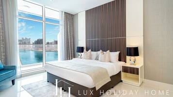 Apartment, Balcony, Canal View | 1 bedroom, in-room safe, blackout drapes, iron/ironing board