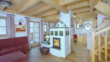 Nhà gỗ | Phòng khách | Lò sưởi