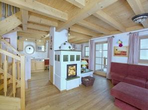 Chalet | Salle de séjour | Cheminée
