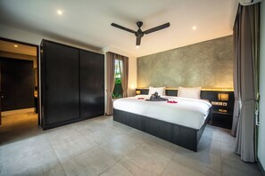 럭셔리 빌라, 침실 4개, 정원 전망 | 객실 내 금고, 암막 커튼, 무료 WiFi