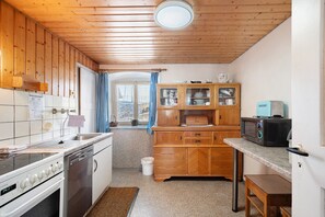 Fridge, microwave, oven, stovetop - Holiday Home 'Hofgut Dürrenbühl' with Wi-Fi (Grafenhausen)