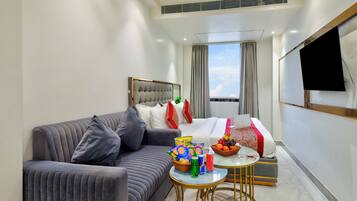 Executive tweepersoonskamer | Een bureau, geluiddichte muren, gratis wifi